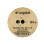 VEGATEL RG-58 A/U Cu ГОСТ, PE, черный бухта 500м